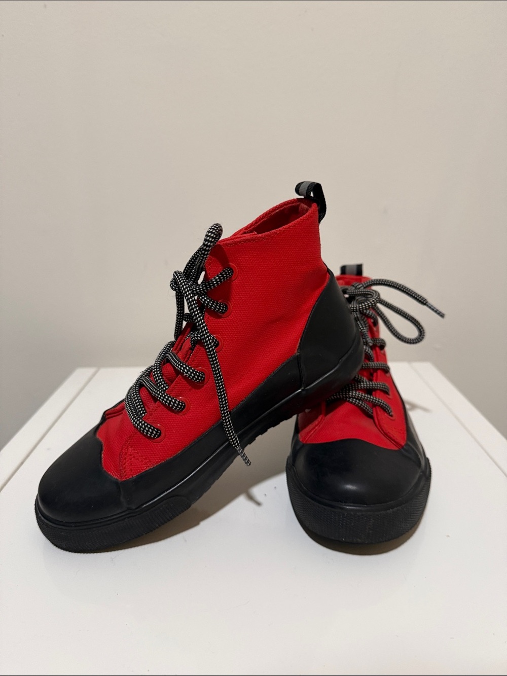Hunter for Target KIDS Ref Lace Up Ankle Rain sneaker Kids Size 2 Youth Unisex.